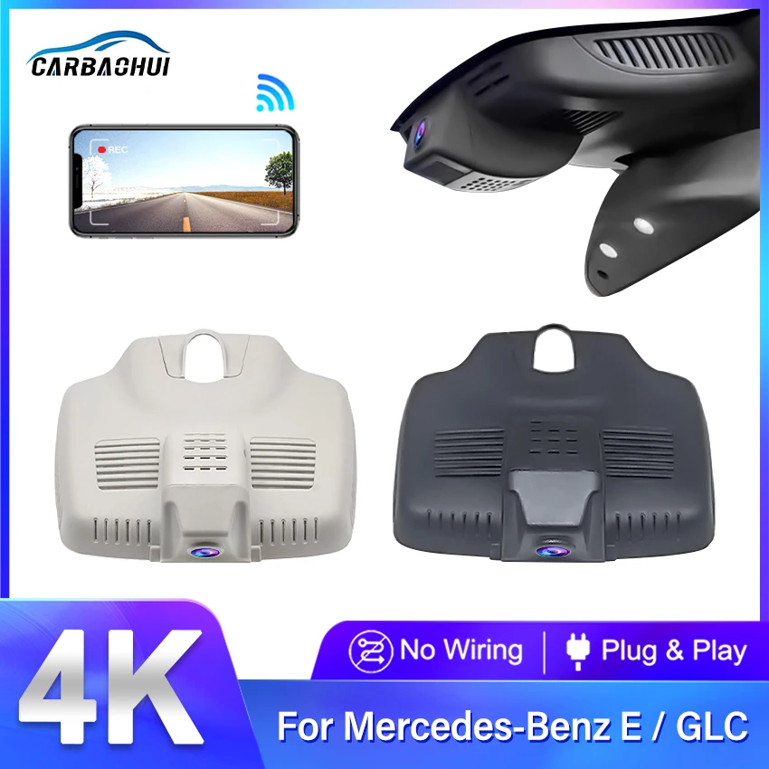 4K Dash Camera Dash Cam Car Camera Recorder Dashcam Wifi Car Dvr Per Mercedes-Benz Glc Coupe Classe E Coupe 2016-2019 2022