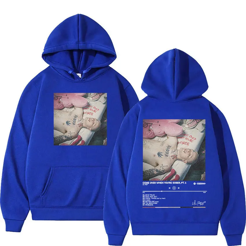 thumbnail image 1 of Sudadera con capucha de rapero Lil Peep para hombre y mujer, jersey de moda de alta calidad, Sudadera con capucha de gran tamaño, ropa de calle Retro Hip Hop, 1 of 3