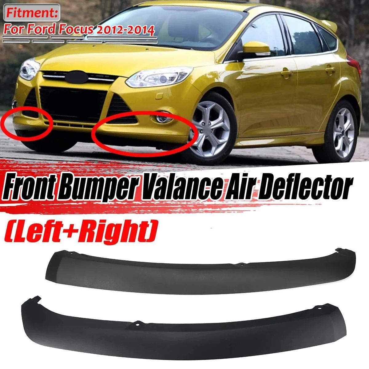 

2 шт., передний бампер для Ford Focus 2012-2014 FO1095244C CP9Z17626B