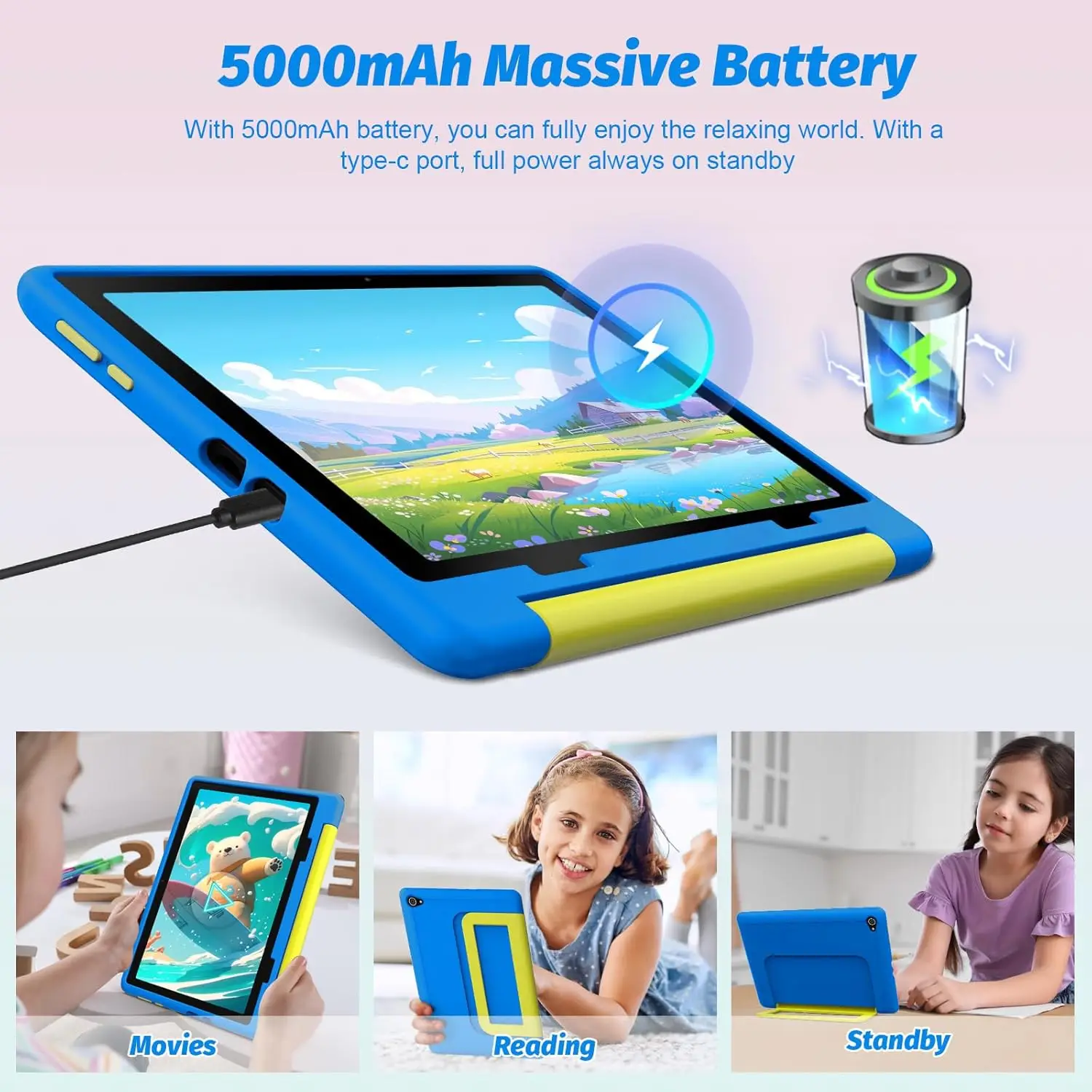 新品　タブレット本体　Android 10.1インチ　8GB キッズ 楽天市場】キッズスペース YouTube Kids 対応、8コア キッズ