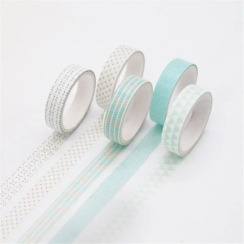Colorful Decorative Washi Tape Set for Scrapbooking and Stationery Gifts
