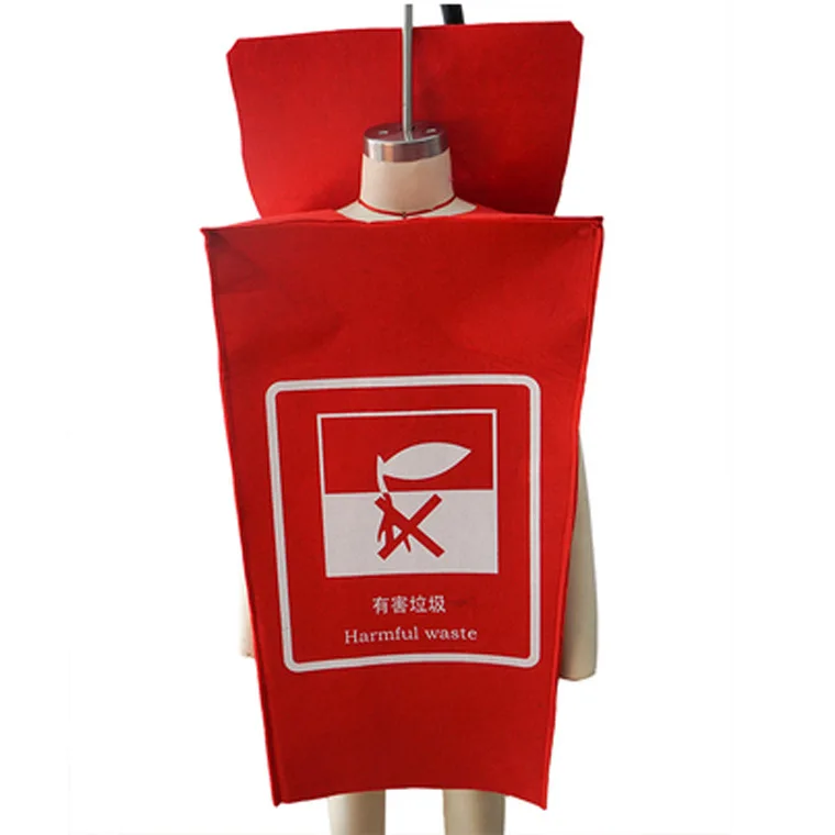 Parent-child Environmental Protection Garbage Bin Dolls Adult Models Fashion Show Garbage Classification Performance Costumes