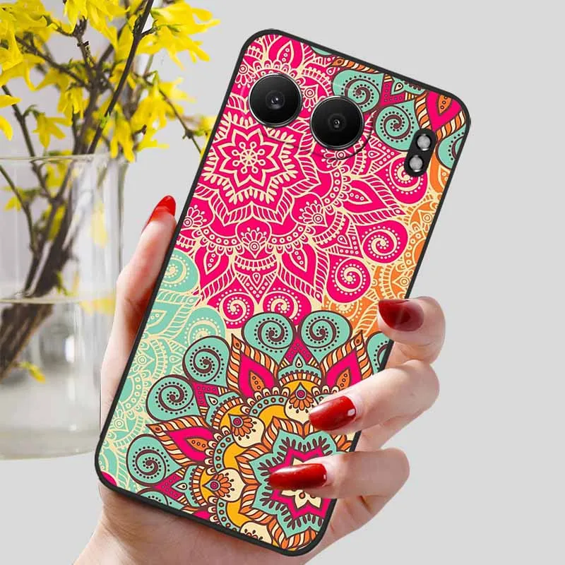 Elegant Black Marble TPU Soft Phone Cover - Fashionable Silicon Back Protector