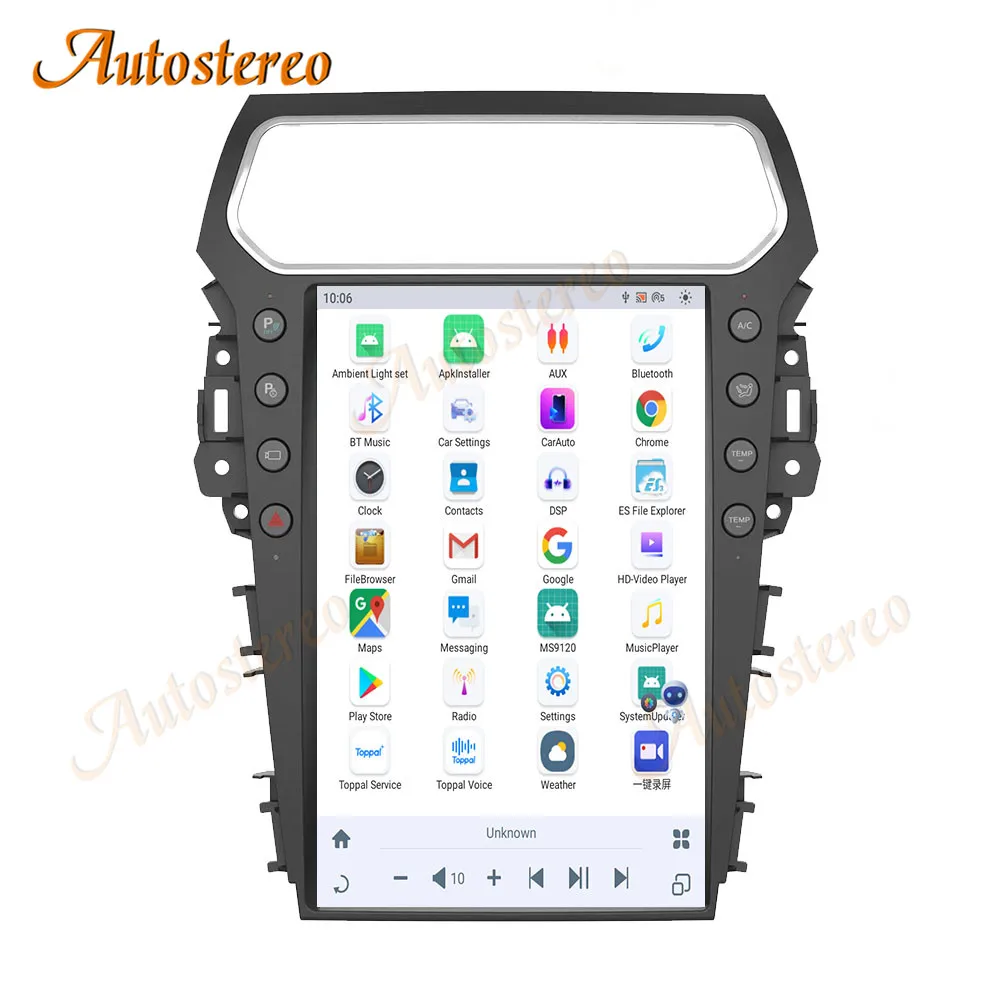 14.4 Android 13 Carplay Screen For Ford Explorer 2011-2019 SYNC 1 2 3 Tesla Styl