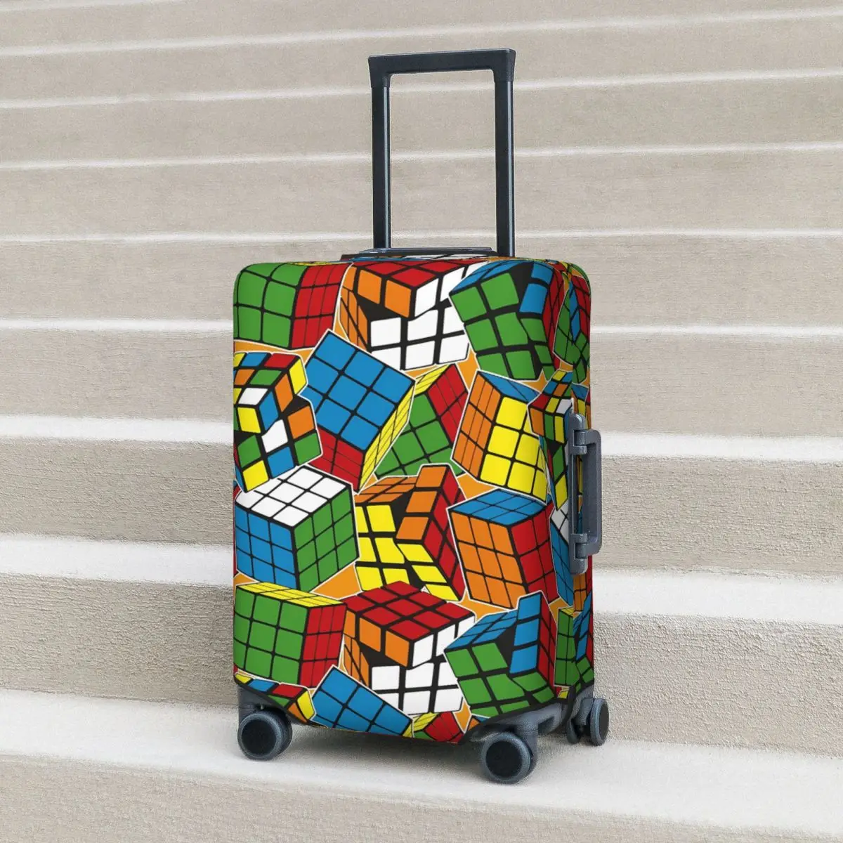 매직 큐브 인쇄 가방 커버 재미 있은 스피드 큐빙 실용 크루즈 여행 보호대 수하..