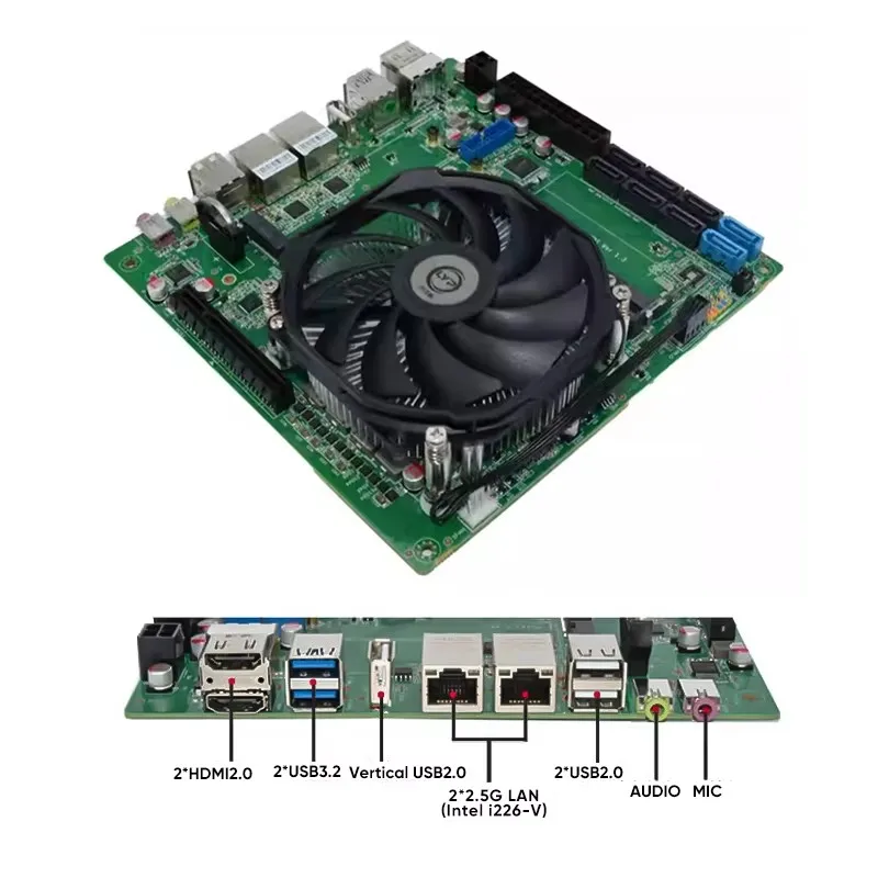 토포튼 11베이 ITX NAS 게이밍 메인보드 N21 AMD 라이젠 9 5900HX 5825U 5600U 3 NVMe 8 SATA 2.5G LAN 듀얼 DDR4 방화벽 메인보드