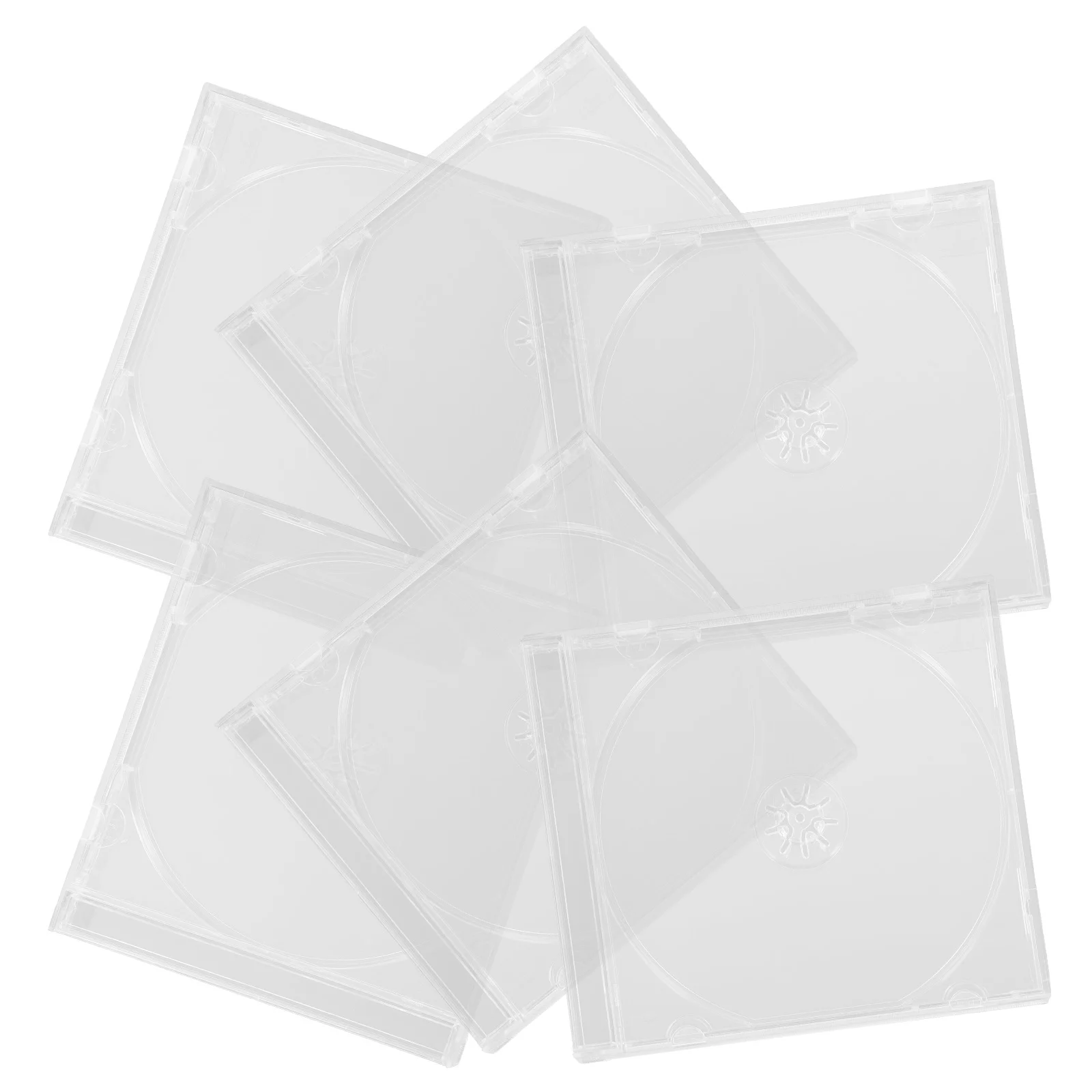 Cases Cd Bags Jewel Boxes Dvd Storage Slim Holders 6 Pcs For Protection Home Office Use