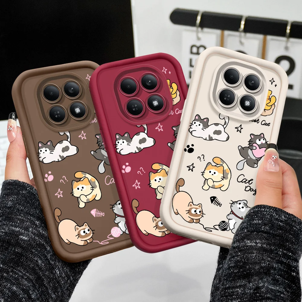 Cute Cat Staircase Soft Phone Case Cover