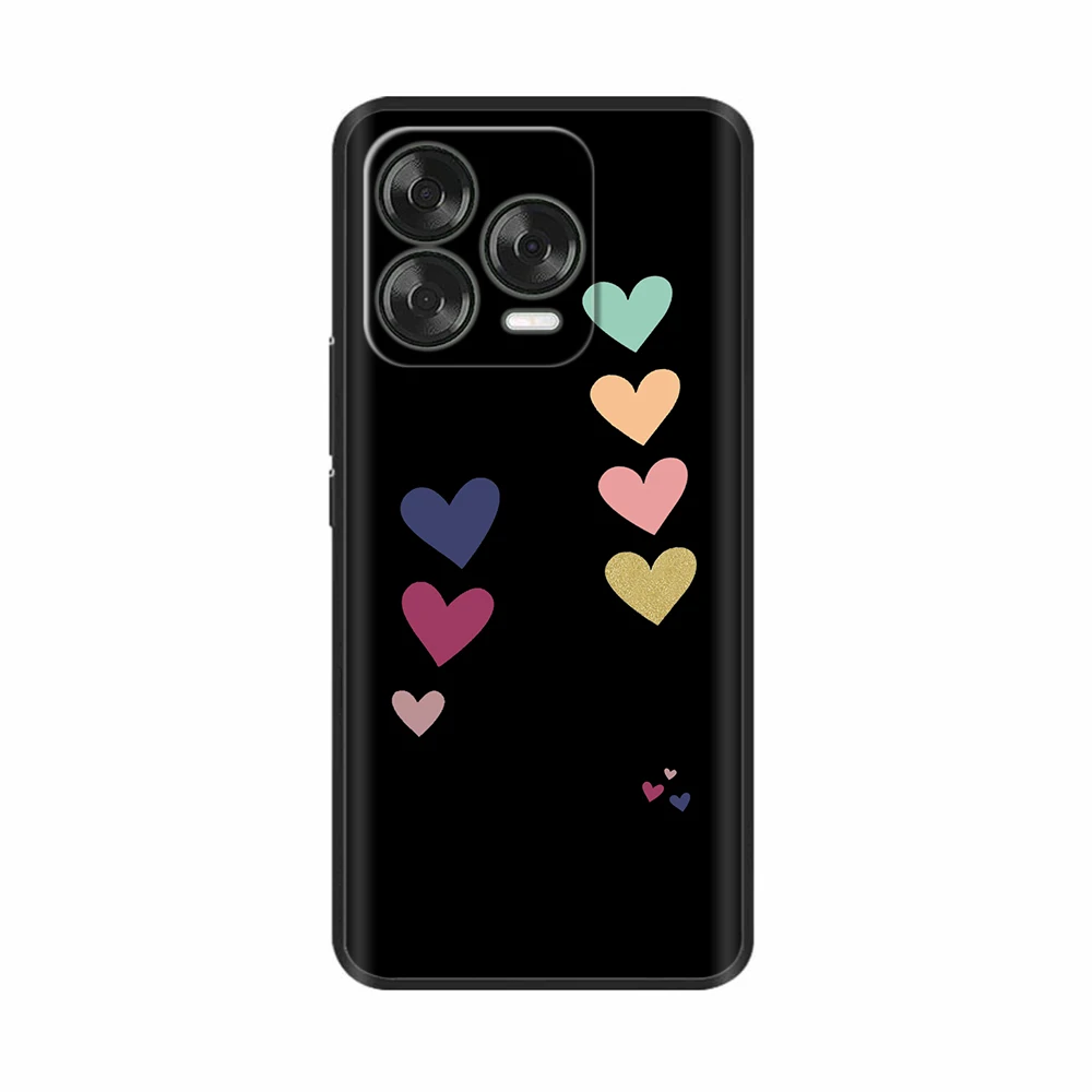 Luxury Black Silicone Back Cover - Elegant Design Case