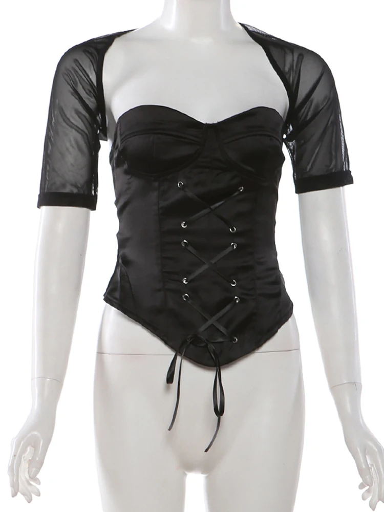 Women Sleeveless Vest Set Midnight Clubwear Tank Top Jacket