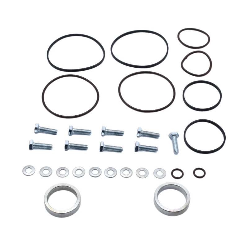 

Auto Engine Double Seals for M52TU M54 M56 Rattle Rings Replacement Accessories Upgrade Repair Kit with Screws Gaskets