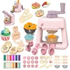 Children's Colored Clay Noodle Machine DIY Play Dough Tools Ice Cream Plasticine Mold  Kits Slime Toys For Kids Birthday Gift 1