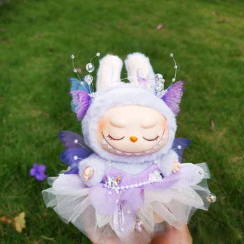 V1 V2 Blind Box Labubu Doll Flower Fairy Dress