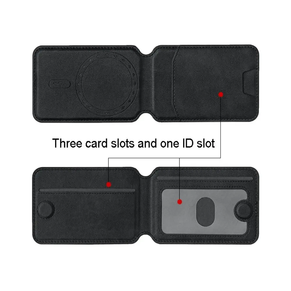 For Magsafe Wallet Phone Card Holder Safety Accessories Magnetic Wallet Stand Anti-theft Leather for iPhone 15 14 13 ProMax S04c086b344d84684839158eb11548811D