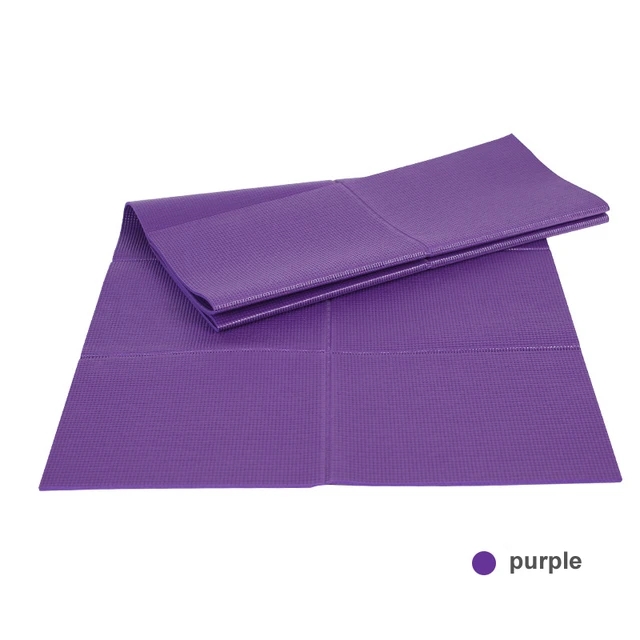 Esterilla portátil antideslizante gruesa y ancha para Yoga, esterilla  plegable de Color sólido para viajes y Fitness - AliExpress