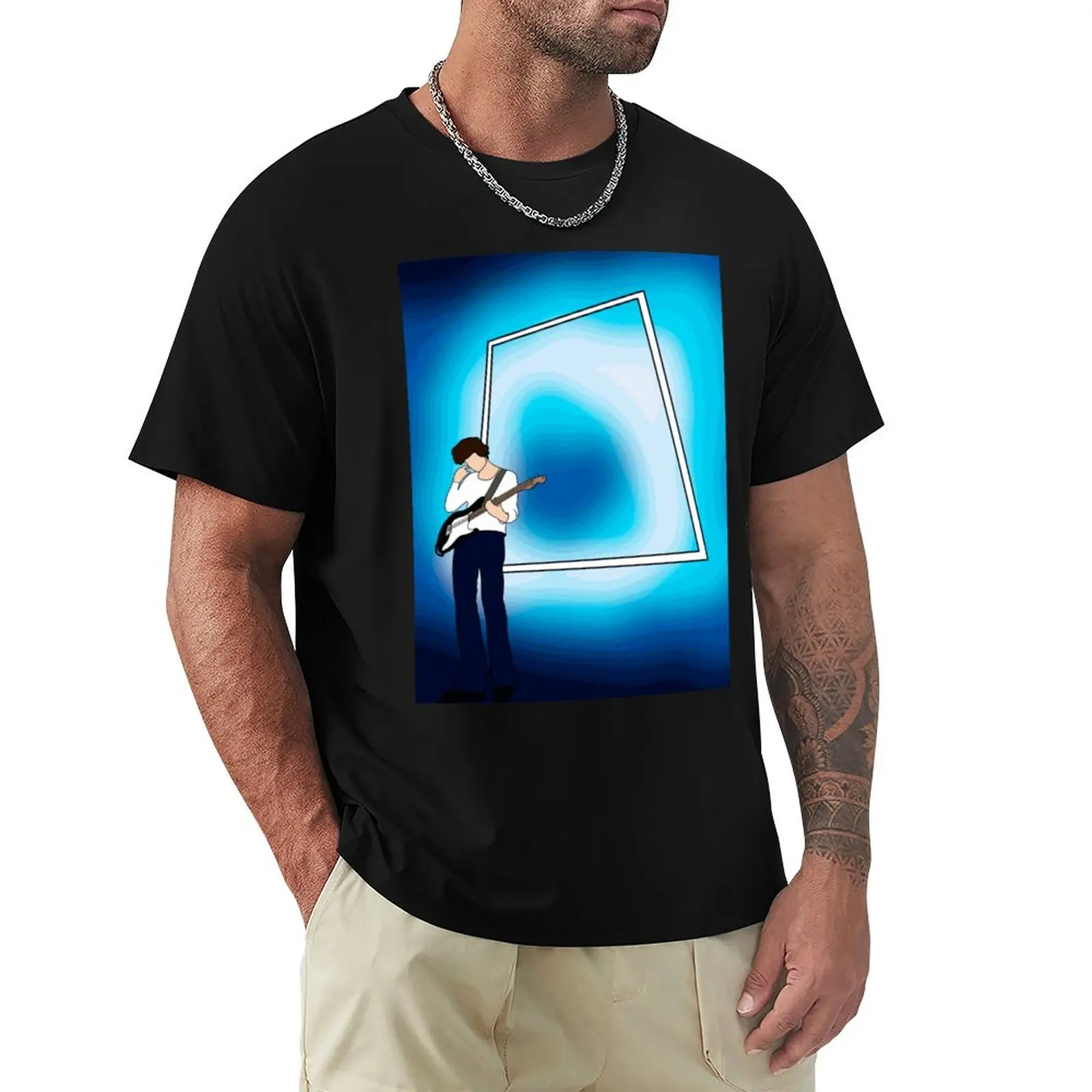The 1975 Box Blue Band Petto Healy T Shirt Uomo Donna Cotone Casual T-Shirt Girocollo Tees Abbigliamento Manica Corta 6Xl