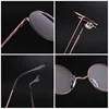 Trendy Round Polarized Sunglasses High Quality Brand Design Vintage Party Men Circle Small Frame Women Yellow Shades Sun Glasses 6
