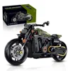 1:8 586PCS High-tech Classic Motorcycle Building Model Blocks Motor City Racer Bricks Toys for Boys Childrens Halloween Gifts 6