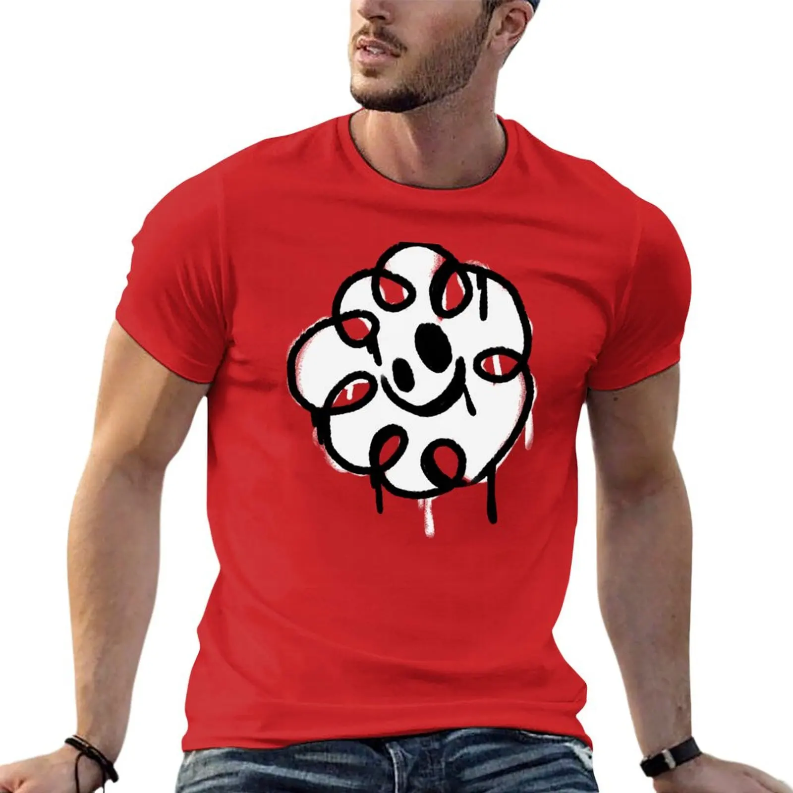 

Lammy Graffiti T-shirt kawaii clothes plain men clothings