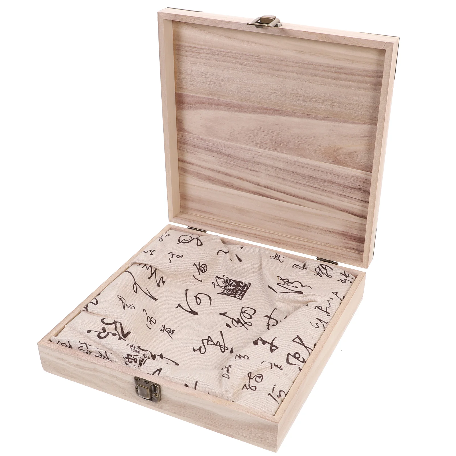 

1PC Tea Wrapping Box Type Pu 'er Tea Cake Wood Box Wooden Gift Box (Beige)