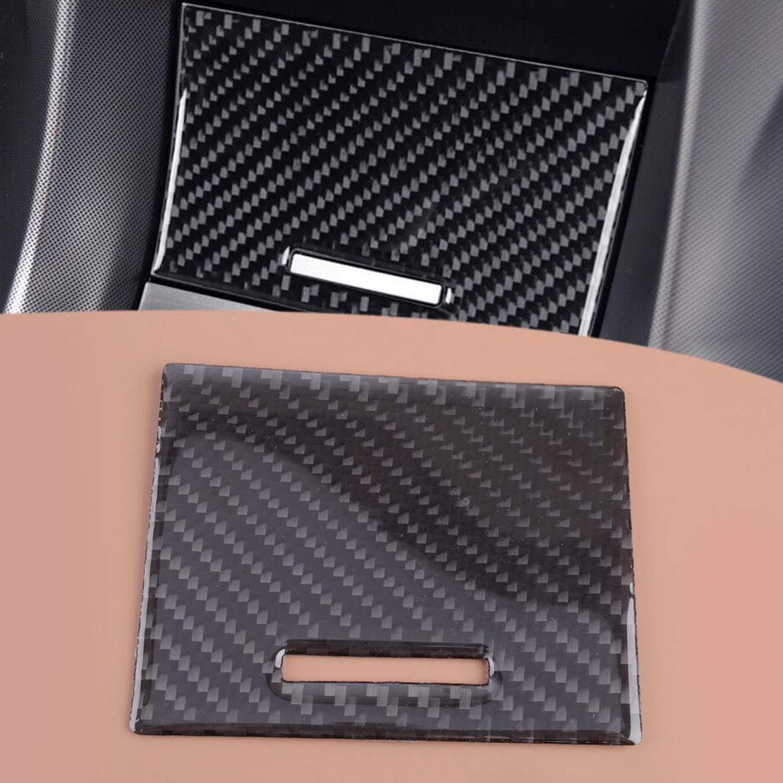 

Car Interior Inner Center Console Storage Panel Cover Moulding Trim Decor Decal Carbon Fiber Fit for Acura TL 2014 2013-2009