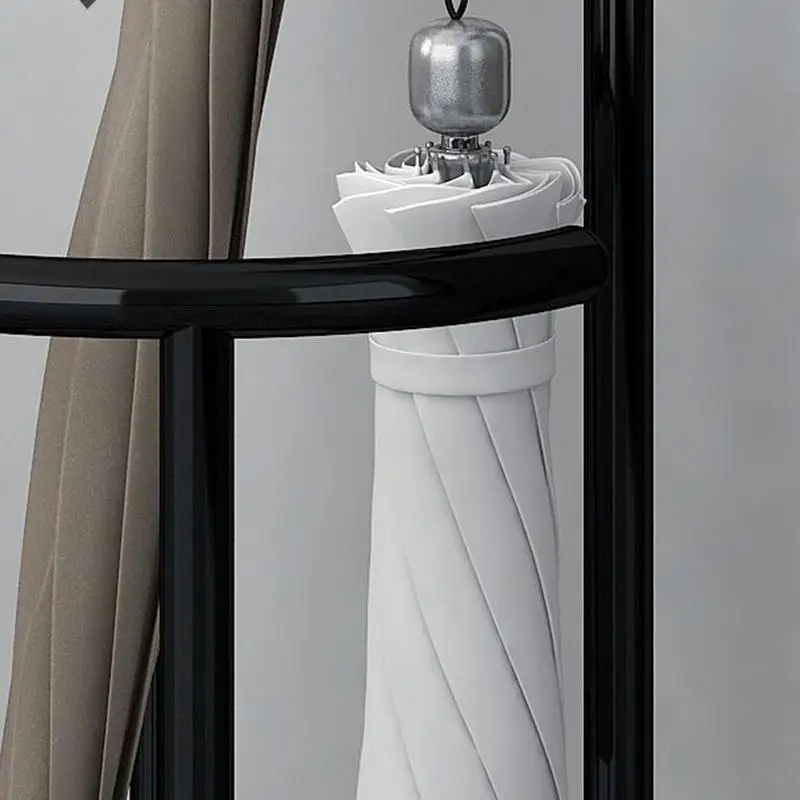 Umbrella Rack Large Capacity Umbrella Rack Stand Space Saving Basket Stable Organizer for Outdoor Shopping