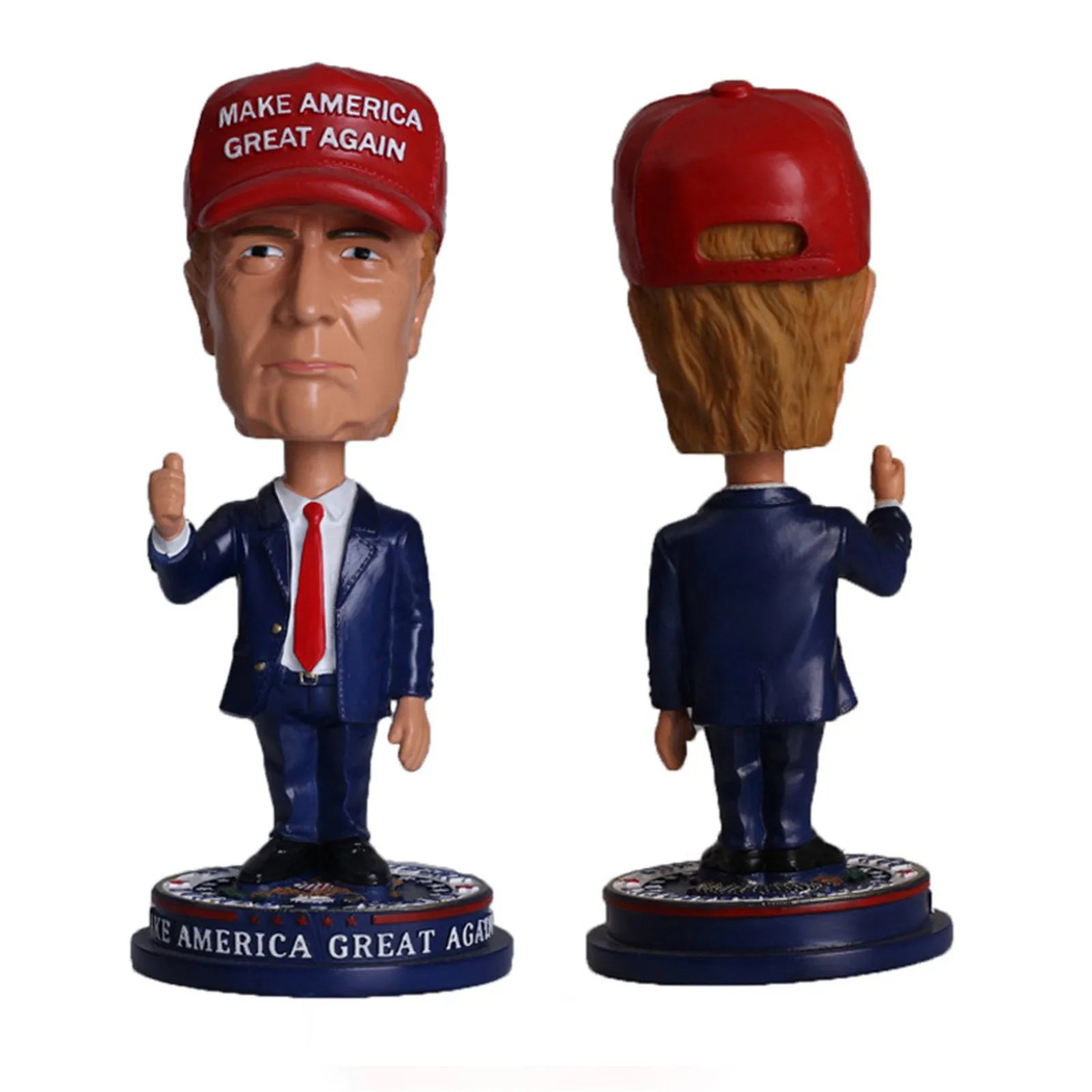 Resin Crafts Simulation Trump Character Ornament Home Handmade Toy Ornaments Figurines For Interior Home Decoration Accessories 1