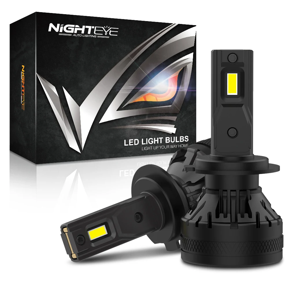 NIGHTEYE H7 светодиодный Canbus 22000LM 120 Вт Супер яркая лампа H4 H11 H8 H9 9005 HB3 Автомобильные фары лампы 6500K белые автомобильные аксессуары