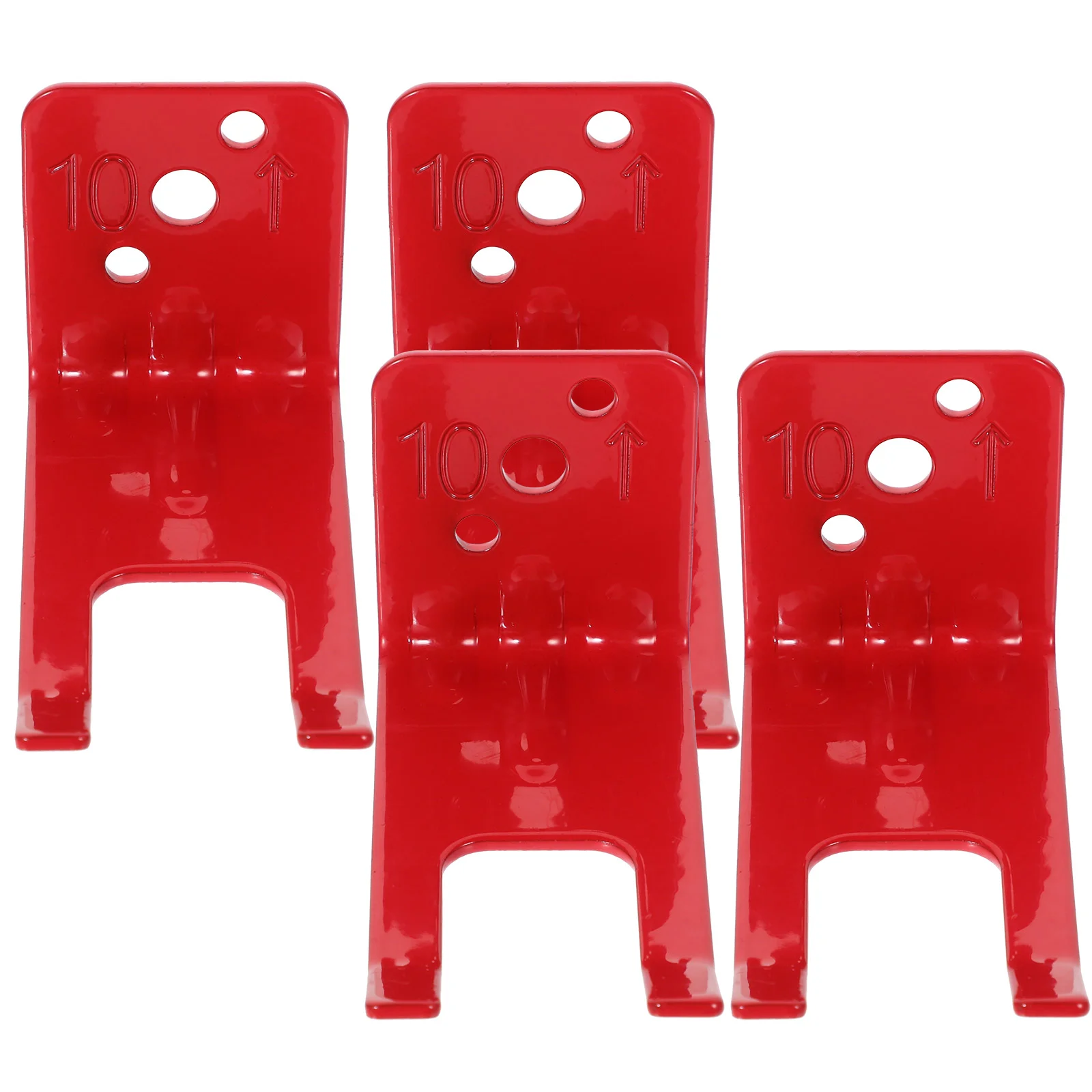 4 Pcs Fire Extinguisher Bracket Hook Heavy Duty Wall Mount Hanging Iron Holder for Home