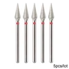 BNG 5PCS Cutters for Manicure Diamond Nail Drill Bit Set of Milling Diamond Bit Milling Cutter Nail Bits for Nail Drill Machine 2