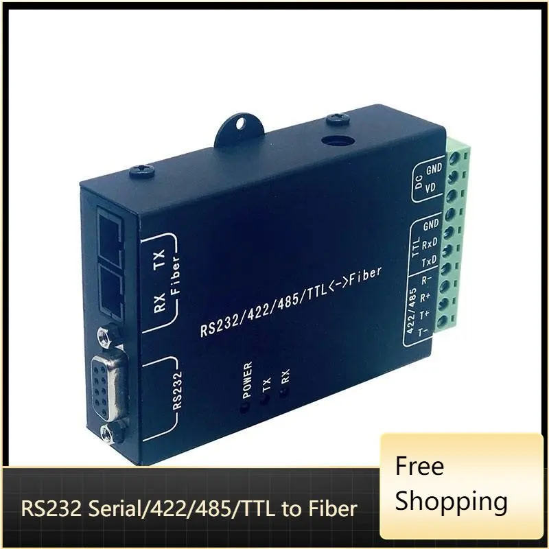 

Последовательный модуль преобразователя RS232/422/485/TTL в оптоволоконный двунаправленный металлический чехол волоконно-оптический трансивер промышленного класса