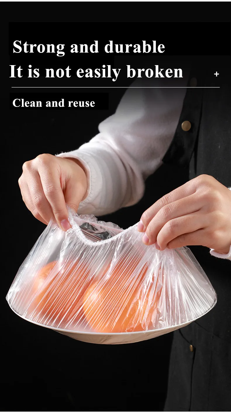 Qiilu Emballage Alimentaire Film Plastique Pratique Pour Réfrigérateur à Micro-ondes De Cuisine
