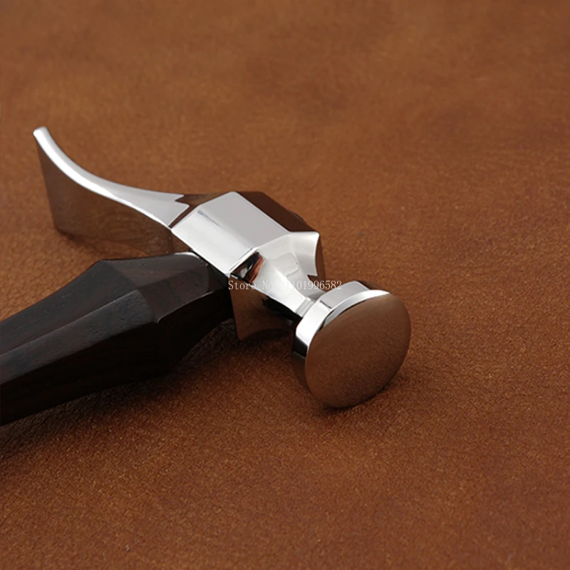 Leather Craft Stainless Steel Hammer DIY Leather Goods Flat Stitch High Appearance Level Nylon Hammer Hardware Mounting Tool