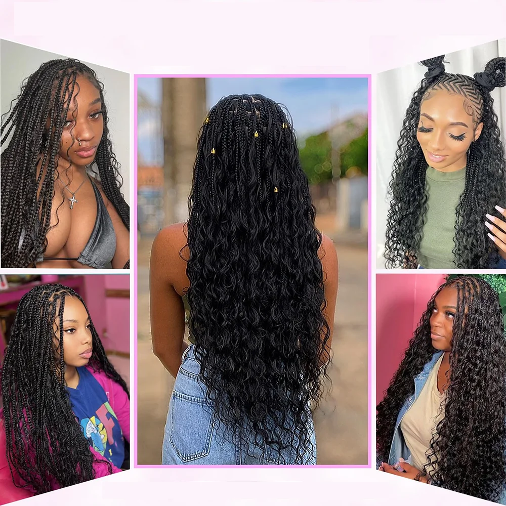 Human Hair Extensions Bulk Braiding Hair Deep Wave 100% Human Hair Unprocessed Boho Braids No Weft Natural Black 50G/Pack