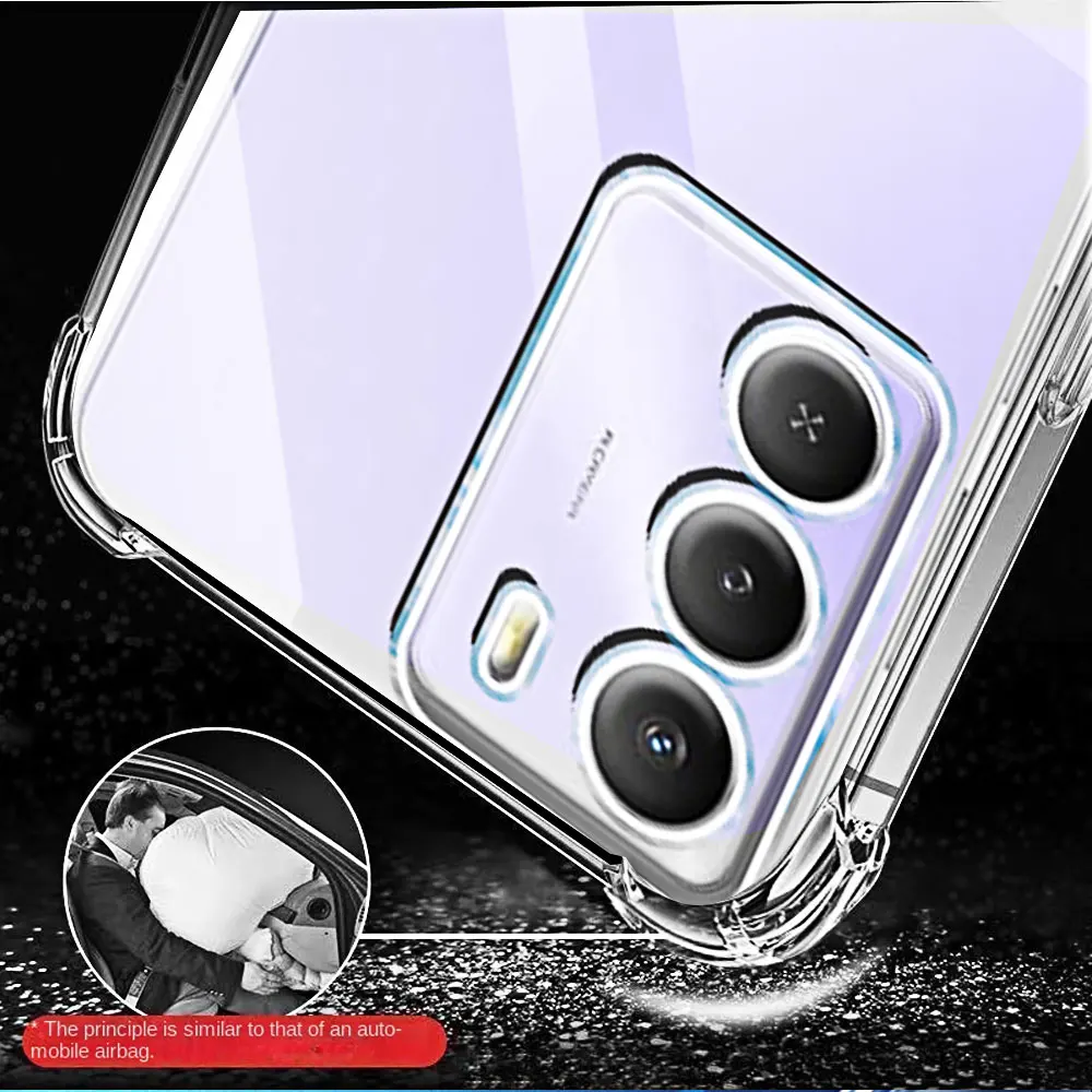 Crystal Clear Protective Phone Case for Realme - Transparent Back Cover