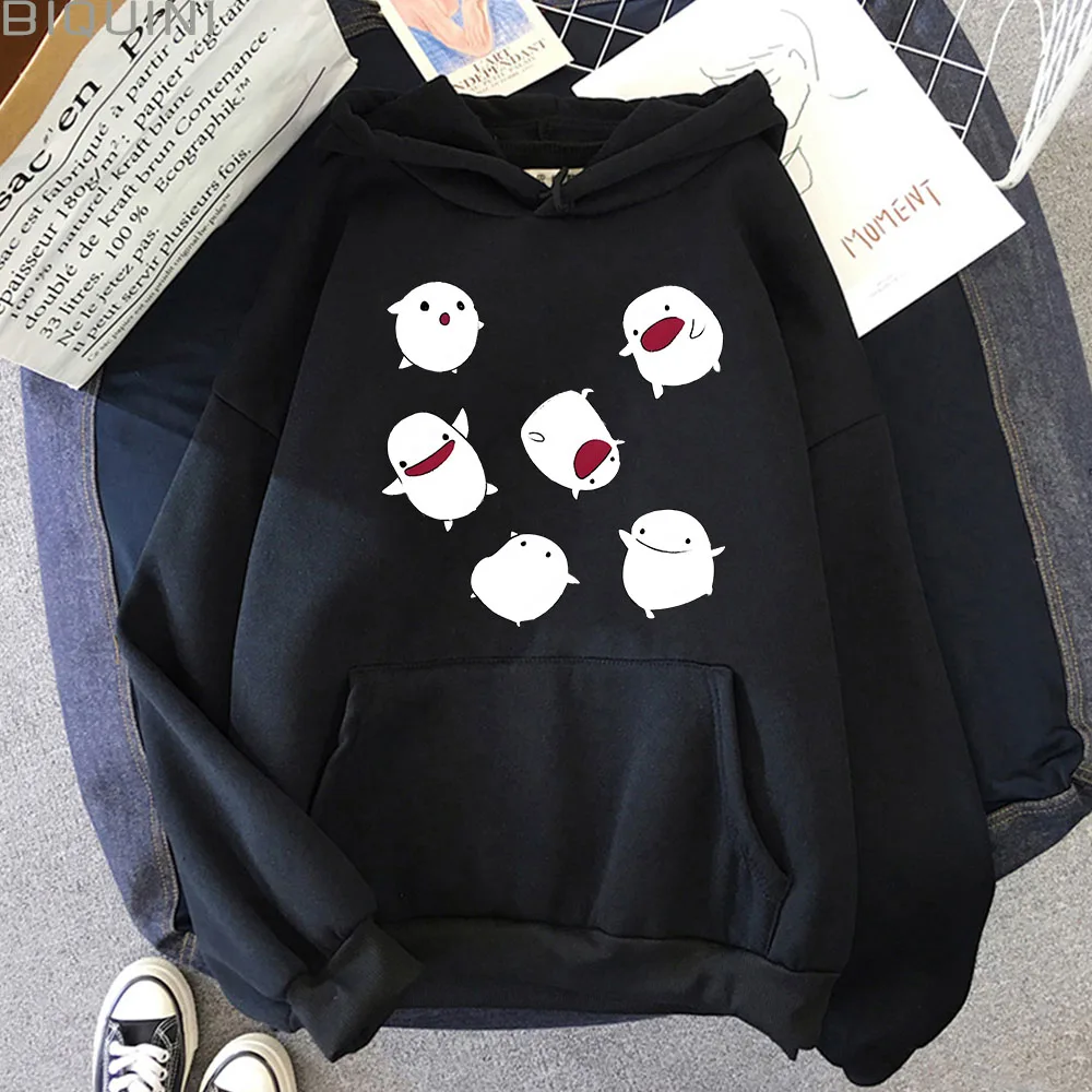 

The Boy and The Heron Warawara Printed Casual Pullovers Vintage Cartoon Men Hooded Clothes 2024 New Hoodies Kawaii Sweatshirts