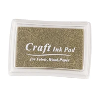 Rubber stamp ink pad stamp inkpad Ink Pad - Gold 2