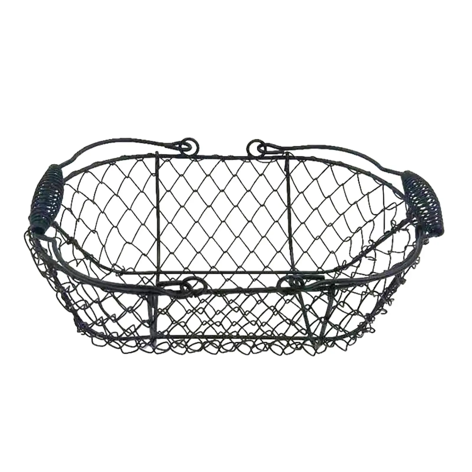 Fruit Basket Storage Basket Iron Housewarming Gift Rustic Bread Vegetable Holder Fruit Holder Stand for Party Picnic Kitchen