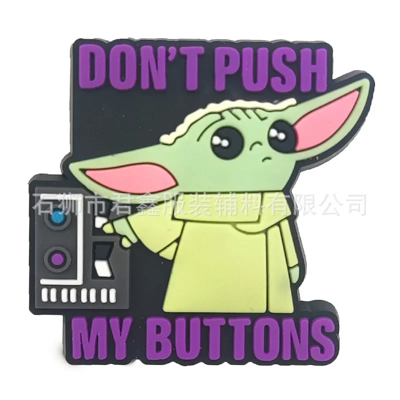 Shoe Charms 22styles Cute Star Wars Yoda Shoes Charms for Clogs Sandals Decorations DIY Designer Kids Gifts