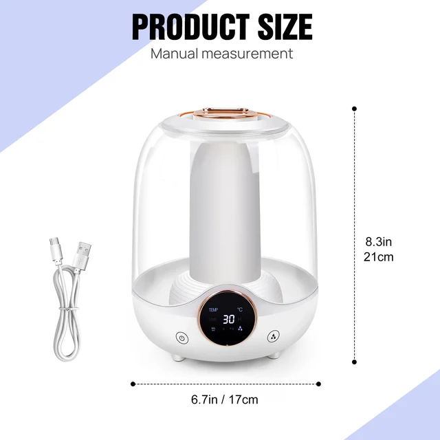 3 IN 1 Humidifiers For Bedroom Cool Mist Humidifiers 3