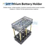 6X 8X 21700 18650 High Capacity High Current Pure Copper Post DIY Lithium Battery Holder Solderless Energy Storage Bracket 4