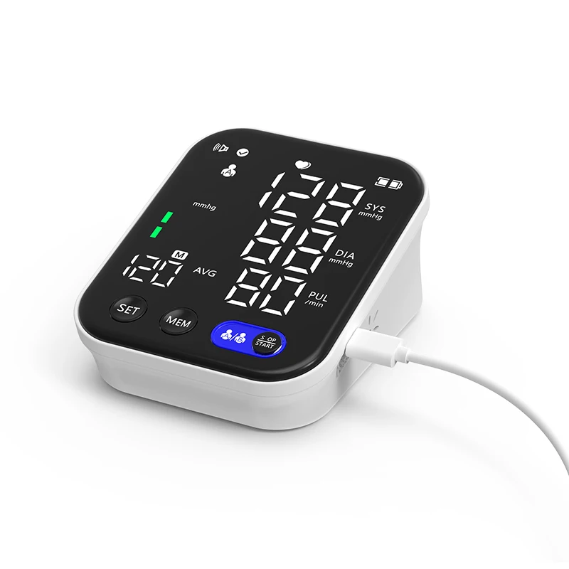 Medical Blood Pressure Monitor High Accurate Arm Cuff Tonometer Digital Sphygmomanometer Electronic Bp Monitors 3