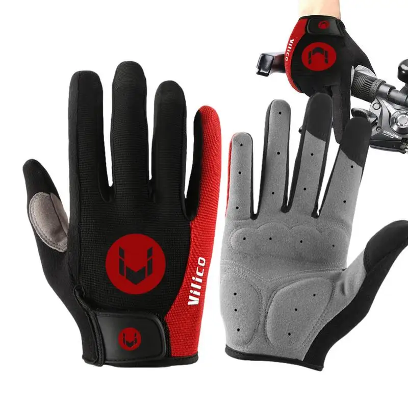 1 Pairs Bicycle Gloves Anti-skid Sun-proof High Temperature Resistance Mountain Bike Warm Keeping Touch Screen Riding Gloves sports half finger gloves cycling gloves sport gloves winter gloves
