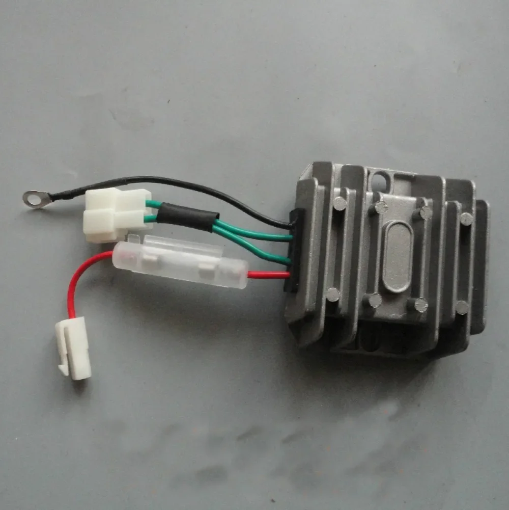 

4 WIRES Automatic Voltage Regulator Rectifier 12V AVR Single Phase 178F 186F 186FA generator spare parts Charge Regulator
