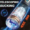 Male Sucking Masturbation Cup Automatic Telescopic Rotation Blowjob Masturbators Sex Machine Adult Sexy Toy for Men Real Vaginal 1