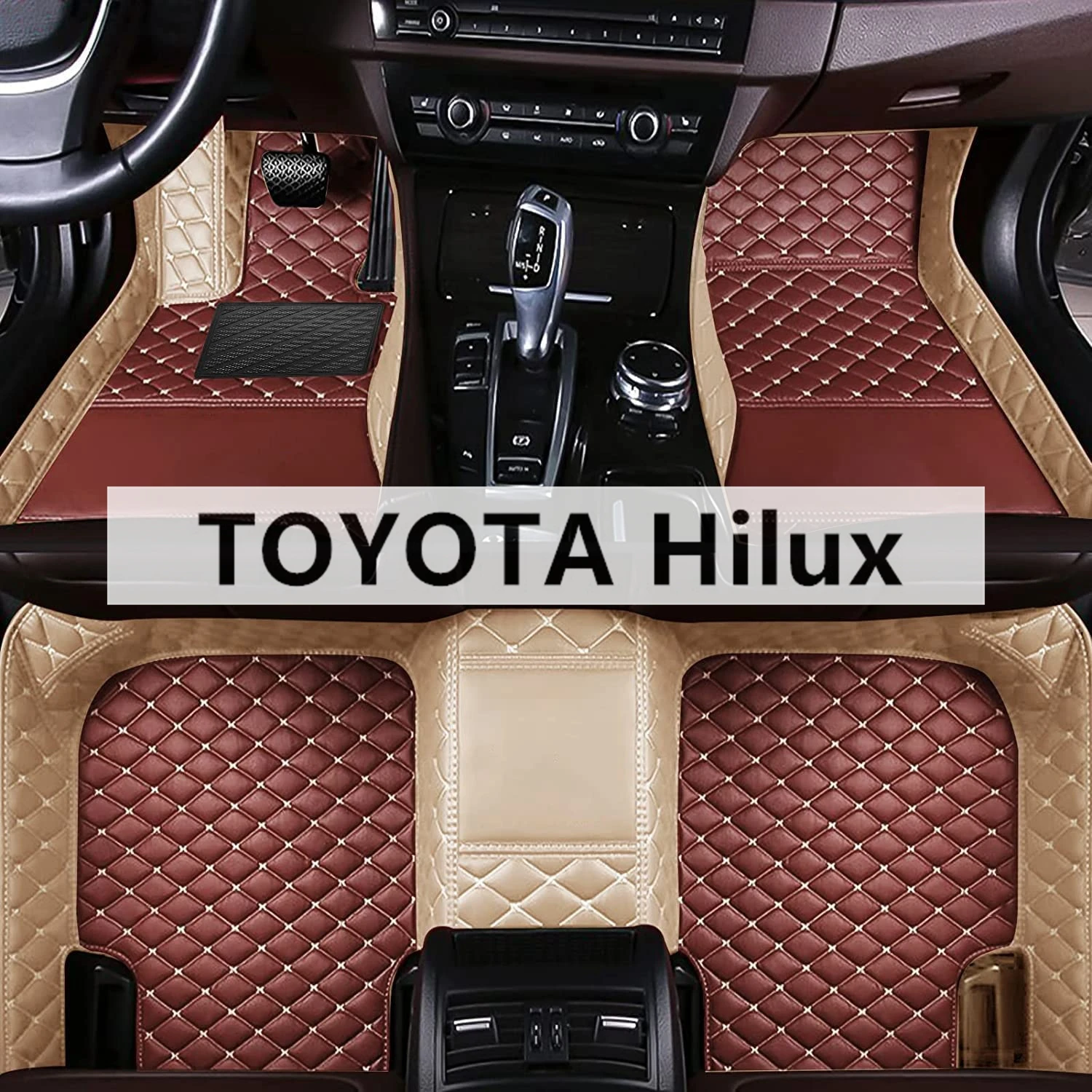 

Новинка, модные автомобильные коврики на заказ для TOYOTA Hilux 2012-2019 лет, аксессуары для автомобиля