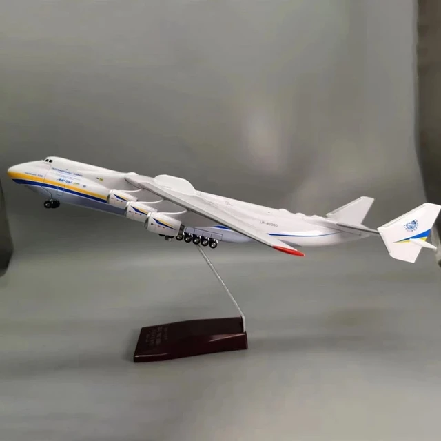 42CM 1/200 Scale For Antonov AN-225 Mriya Transport Aircraft Simulation Airplane Resin Plastic Replica Model Toy For Collection 2
