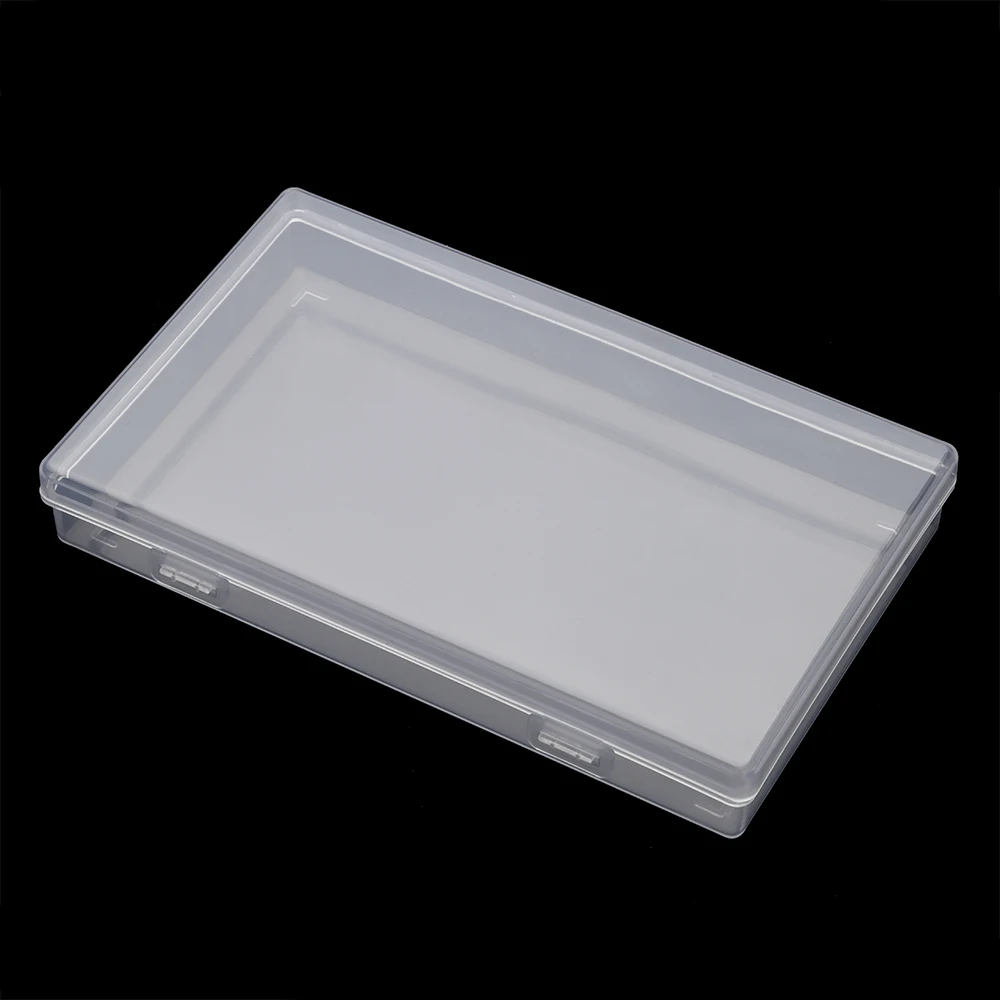 Ins Desktop Organizer Sticker Tape Storage Box Pencil Box Transparent Desk Storage School Office Supplies