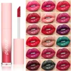 DUNUF18 Diamond Glitter Liquid Lip Balm Lasting Non-Stick Cup Waterproof Metallic Shimmer Matte Full Color Lip Gloss 1
