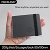 FINECOLOUR Mini Square Watercolor Paper Pad Marker Book Portable 200g 26 sheets 80*100mm Art Drawing Skectbook 5